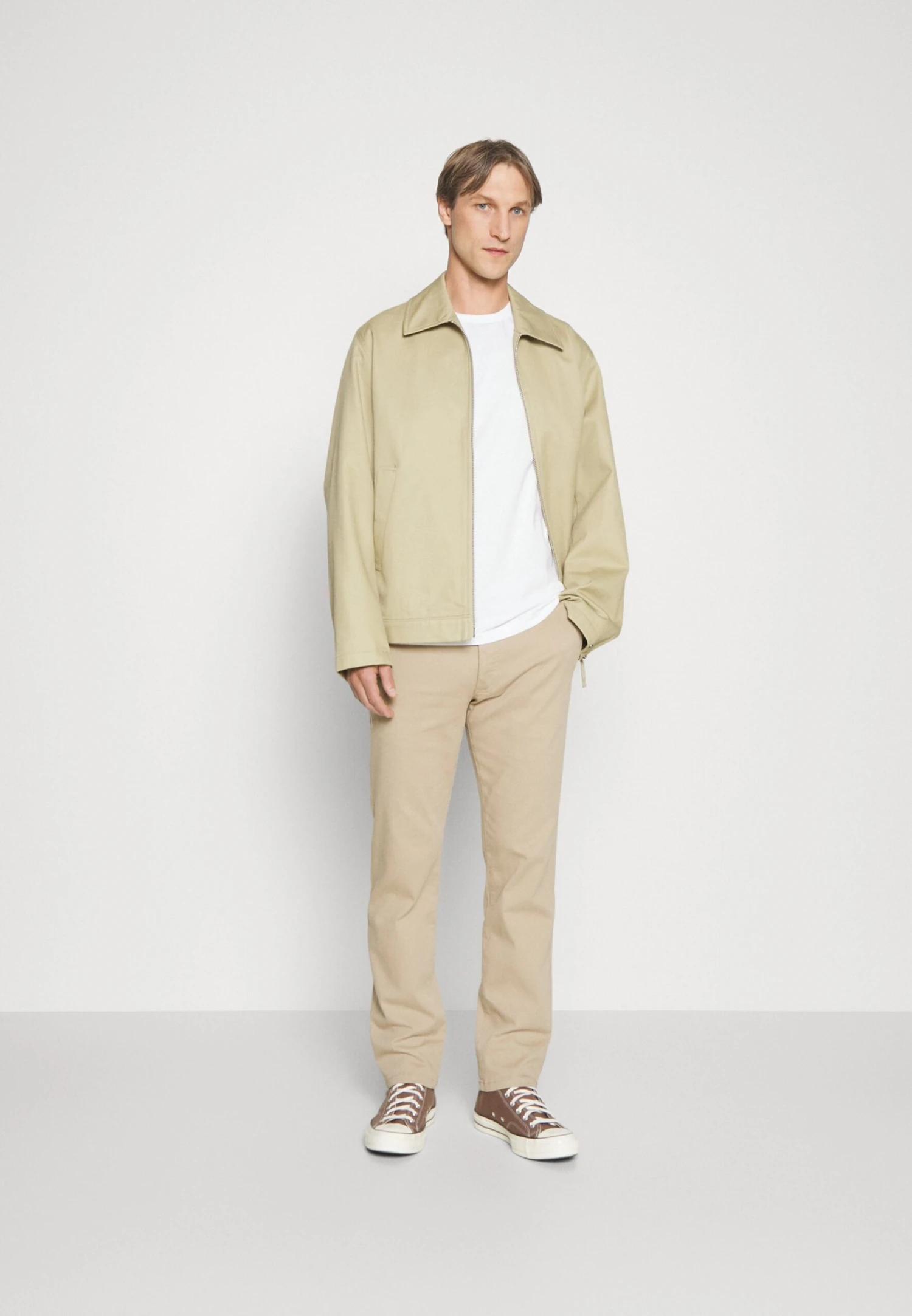 Pier One 2 Pack - Pantalones Chinos - Dark Grey/Beige 3 Pier One 2 Pack - Pantalones Chinos - Dark Grey/Beige