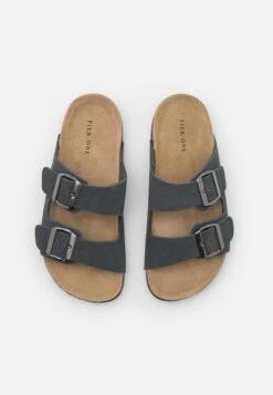 Pier One Leather Unisex - Pantuflas - Dark Grey 11 Pier One Leather Unisex - Pantuflas - Dark Grey -Pier One 8b654ec462244e0499e82e9205e49532