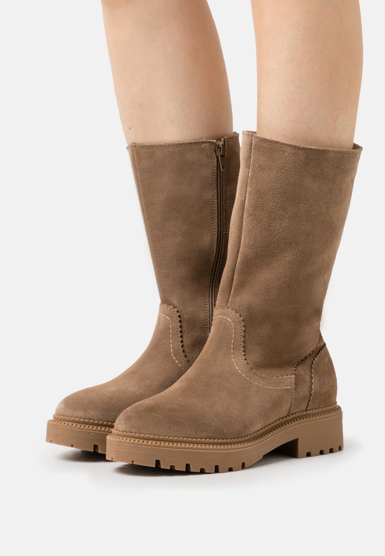 Pier One Leather Winter Boot - Botas - Taupe 3 Pier One Leather Winter Boot - Botas - Taupe