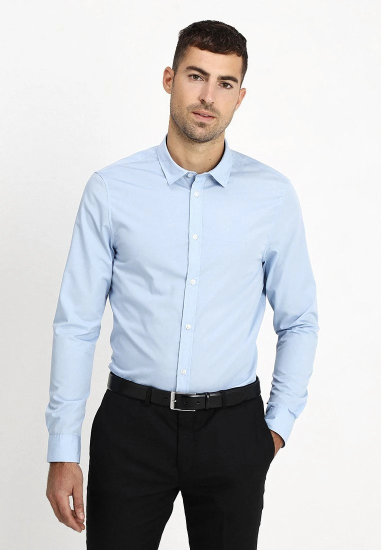 Pier One 2 Pack - Camisa Elegante - Light Blue/Dark Blue 4 Pier One 2 Pack - Camisa Elegante - Light Blue/Dark Blue - Imagen 2