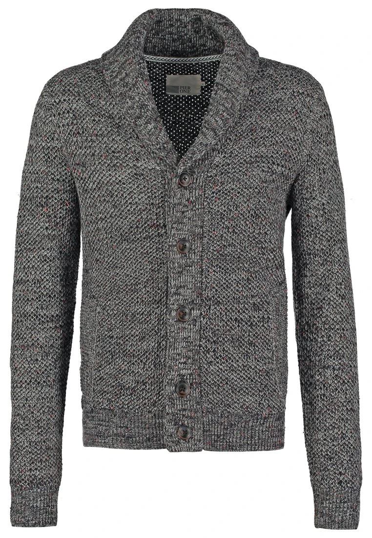 Pier One Chaqueta De Punto - Dark Grey Melange 10 Pier One Chaqueta De Punto - Dark Grey Melange - Imagen 8