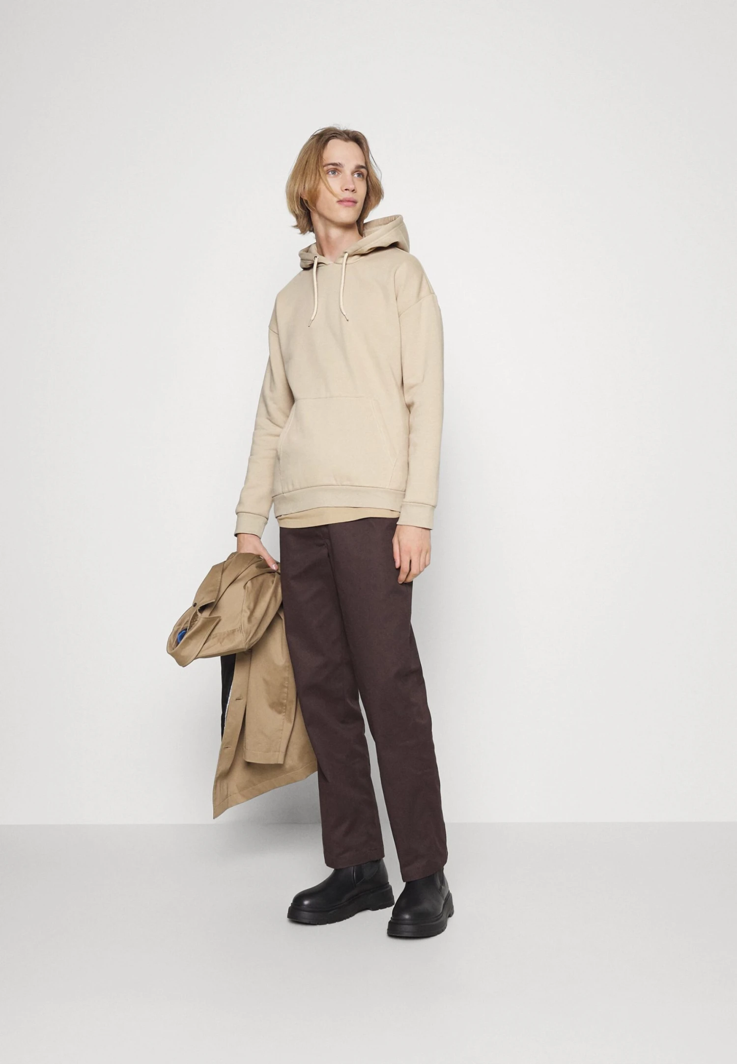 Pier One 2 Pack - Jersey Con Capucha - Black/ Beige 3 Pier One 2 Pack - Jersey Con Capucha - Black/ Beige