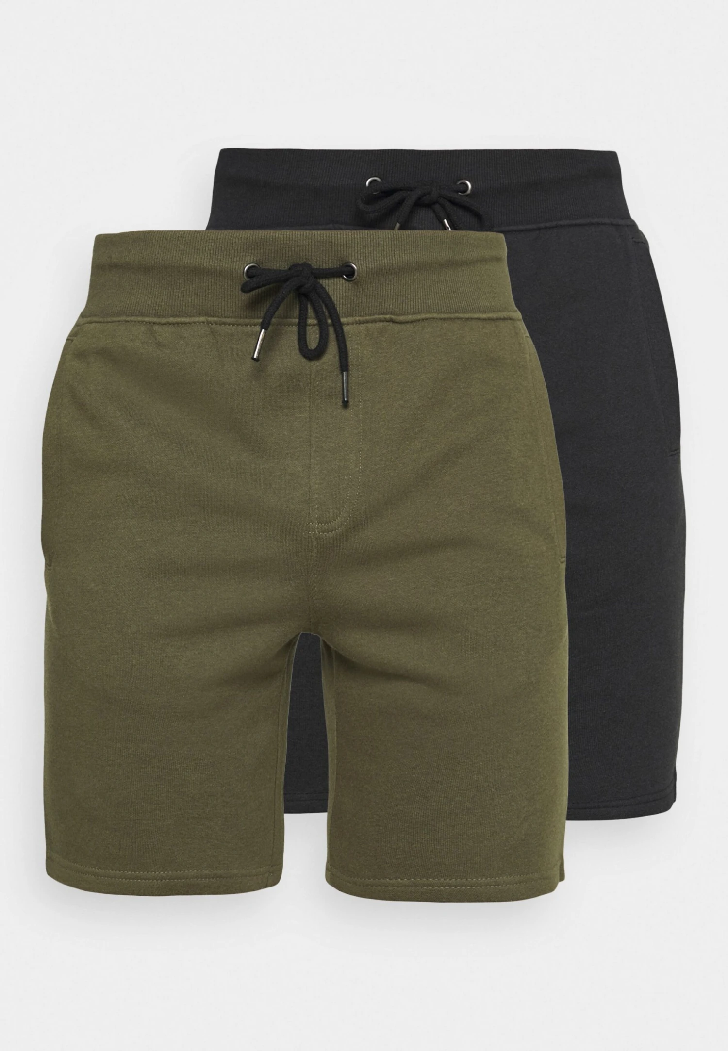 Pier One 2 Pack - Shorts - Black/Olive 7 Pier One 2 Pack - Shorts - Black/Olive - Imagen 5