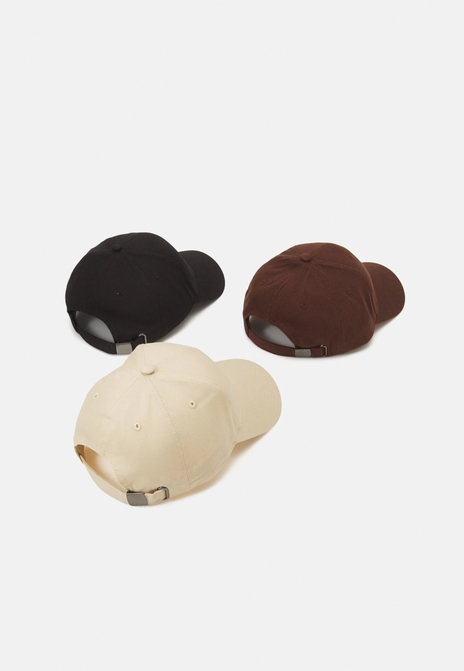Pier One Unisex 3 Pack - Gorra - Black/Dark Brown/Beige 4 Pier One Unisex 3 Pack - Gorra - Black/Dark Brown/Beige - Imagen 2