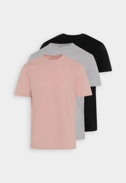 Pier One 3 Pack - Camiseta Básica - Mottled Light Grey/Pink/Black 15 Pier One 3 Pack - Camiseta Básica - Mottled Light Grey/Pink/Black -Pier One 99867f7702c549b5b66de9a87bff9eae