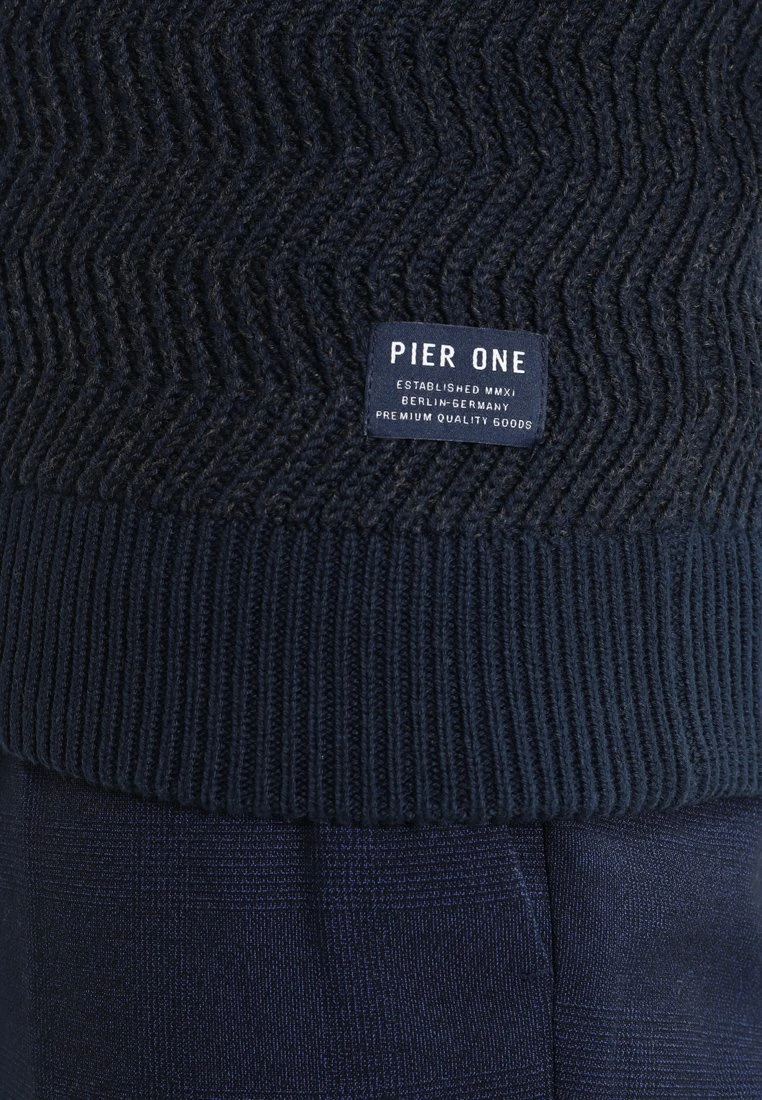 Pier One Jersey De Punto - Mottled Dark Blue 7 Pier One Jersey De Punto - Mottled Dark Blue - Imagen 5