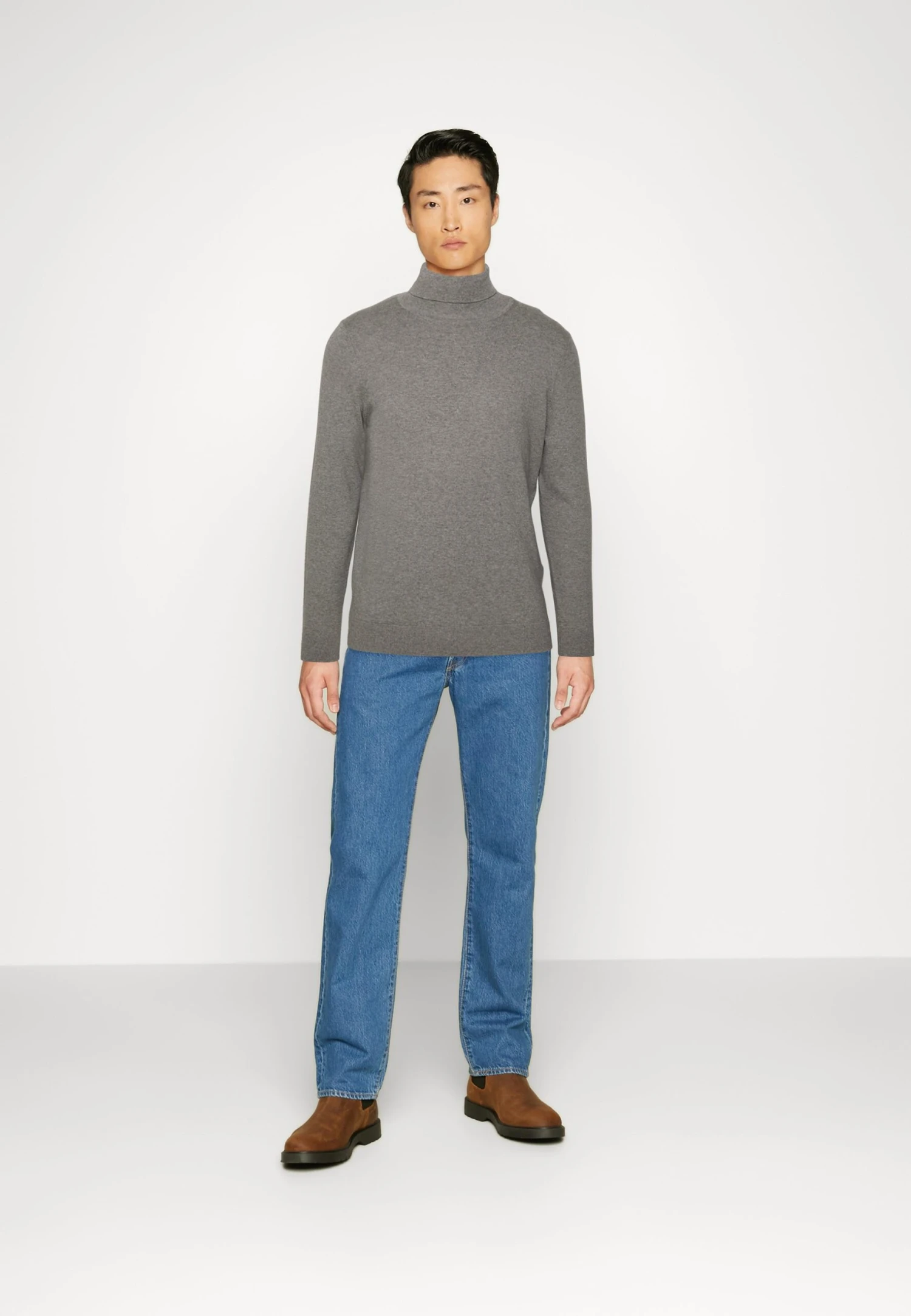 Pier One 3 Pack - Jersey De Punto - Dark Blue/Black/Grey 3 Pier One 3 Pack - Jersey De Punto - Dark Blue/Black/Grey