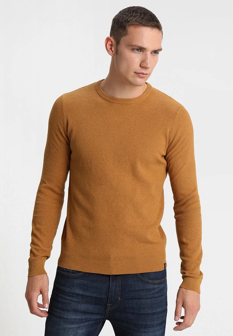 Pier One Jersey De Punto - Mottled Dark Yellow 3 Pier One Jersey De Punto - Mottled Dark Yellow