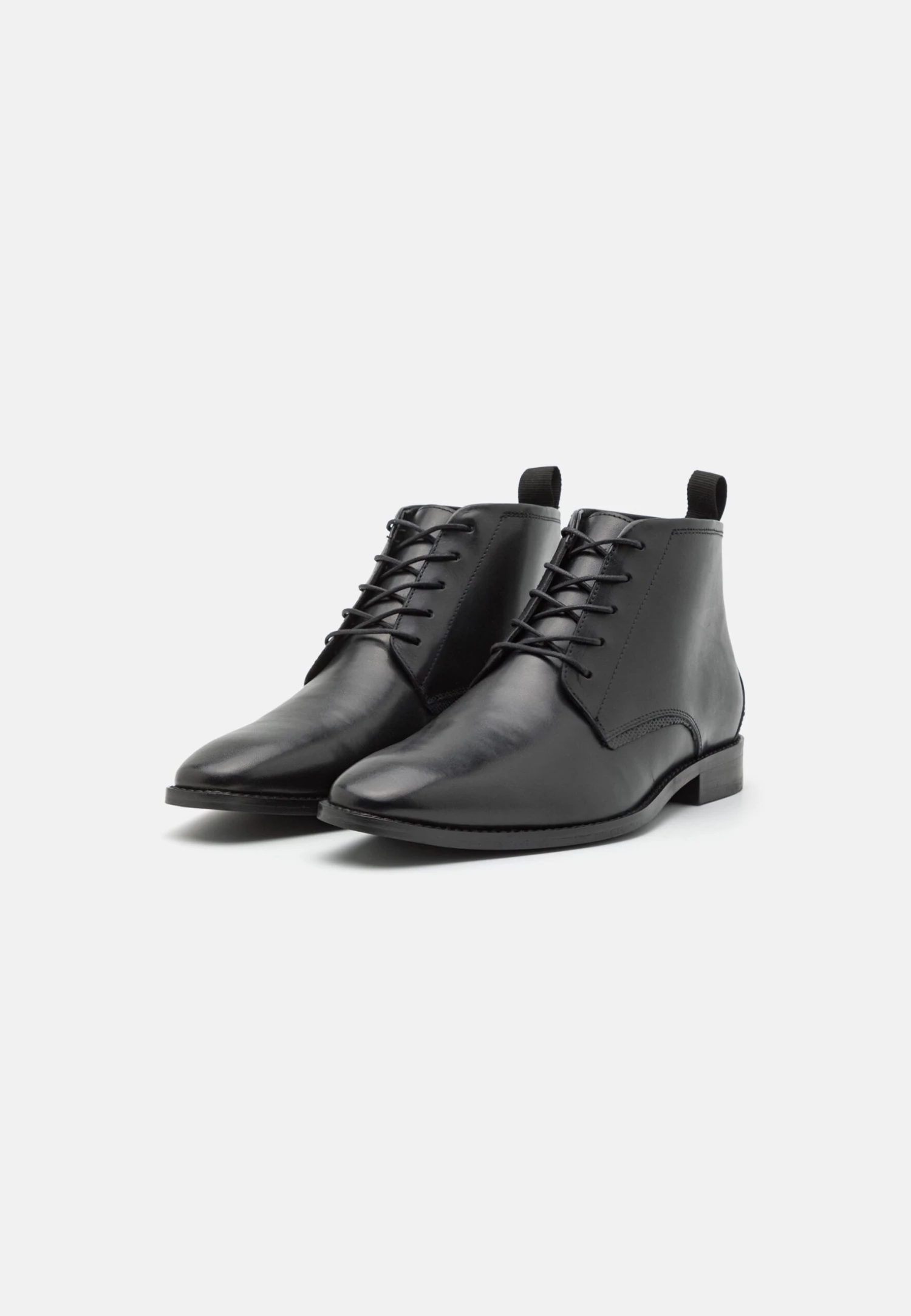Pier One Leather - Botines Con Cordones - Black 4 Pier One Leather - Botines Con Cordones - Black - Imagen 2