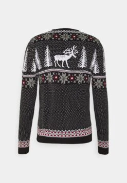 Pier One Wintery Christmas Jumper- Jersey De Punto - Black 6 Pier One Wintery Christmas Jumper- Jersey De Punto - Black -Pier One a6164c7a82dd4361b2733dc987e72946