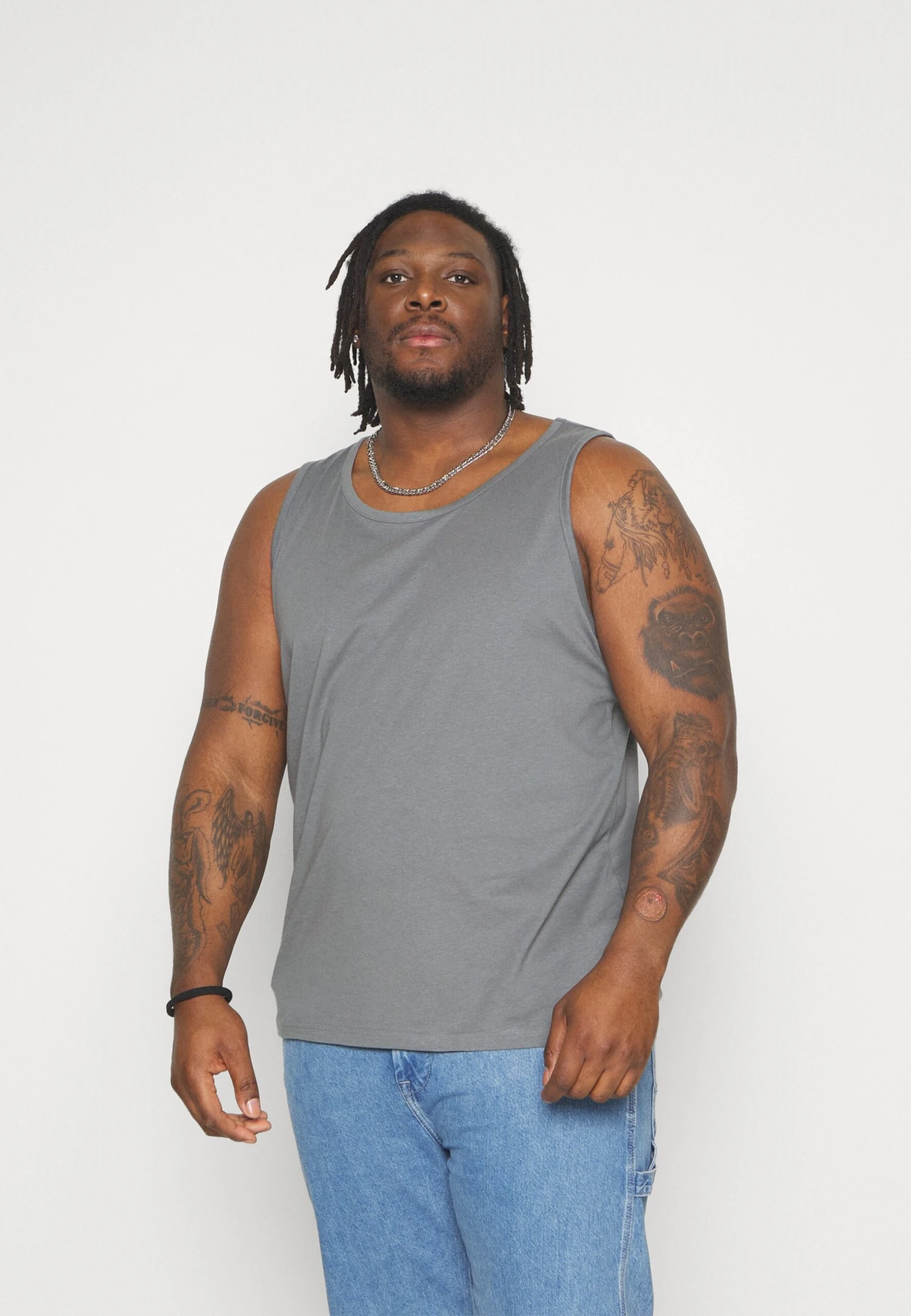 Pier One 3 Pack- Top - Black/Grey/Khaki 7 Pier One 3 Pack- Top - Black/Grey/Khaki - Imagen 5