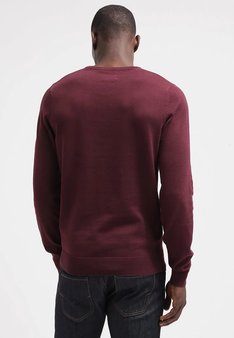 Pier One Basic Crewneck - Jersey De Punto - Bordeaux 5 Pier One Basic Crewneck - Jersey De Punto - Bordeaux - Imagen 3