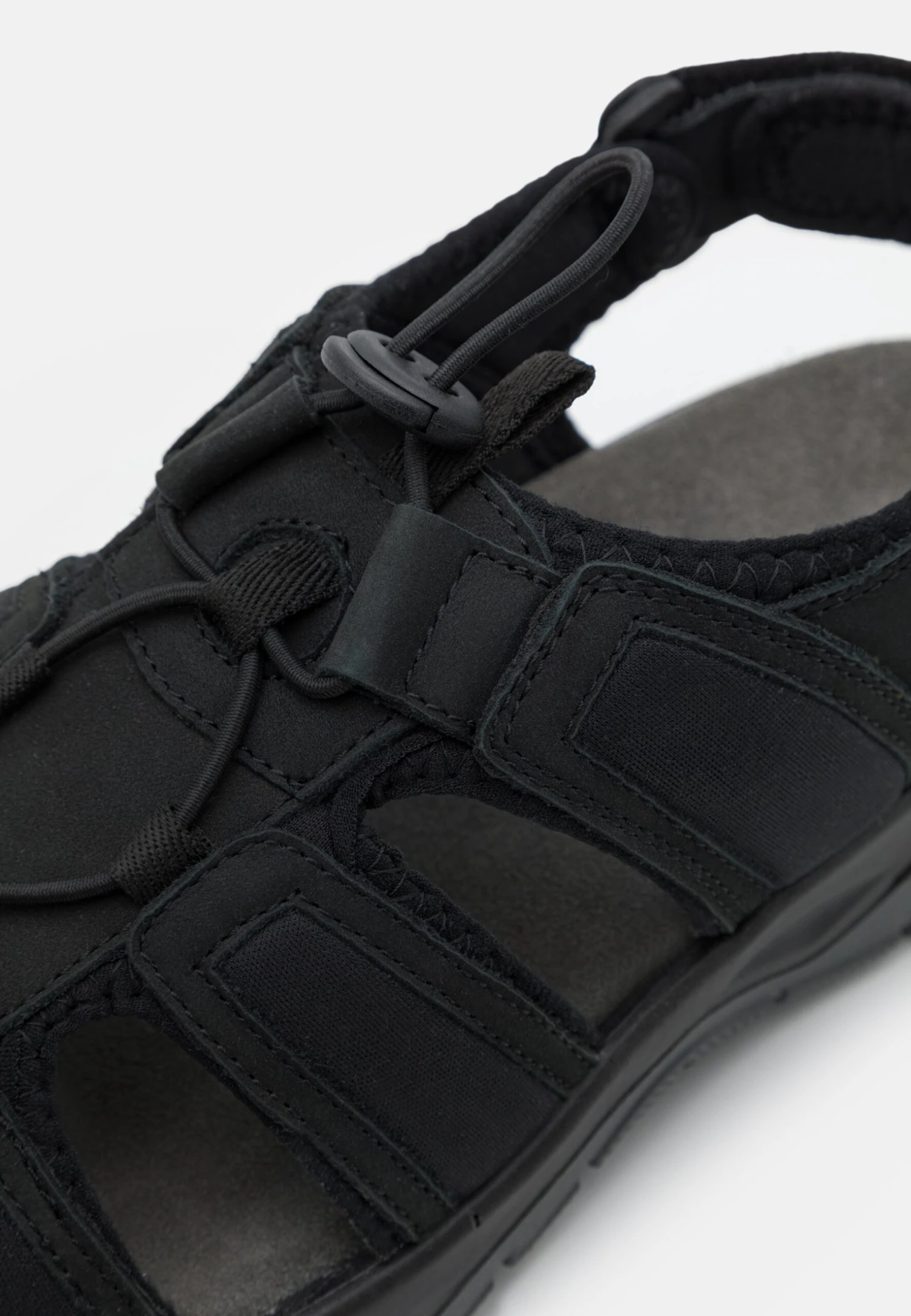 Pier One Leather - Sandalias De Senderismo - Black 8 Pier One Leather - Sandalias De Senderismo - Black - Imagen 6