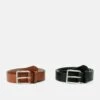 Pier One 2 Pack - Cinturón - 802 - Black_708 - Cognac 1 Pier One 2 Pack - Cinturón - 802 - Black_708 - Cognac -Pier One abeb01e9f66341298bd4d0757b9b6d0e