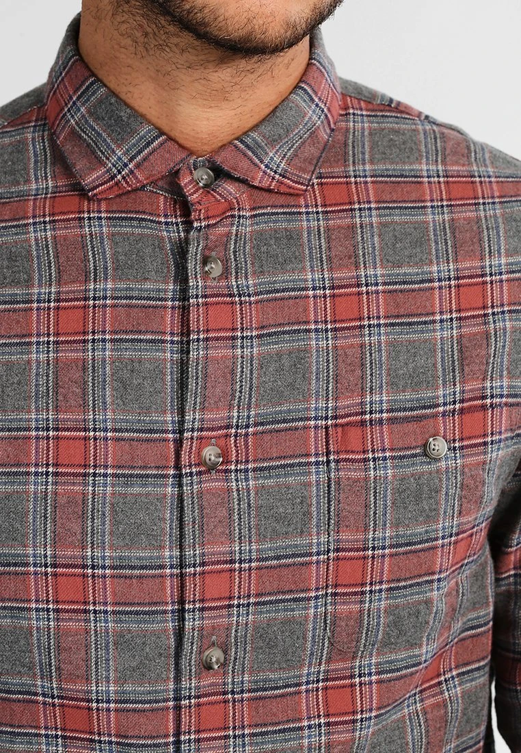 Pier One Camisa - Grey/Coral 6 Pier One Camisa - Grey/Coral - Imagen 4