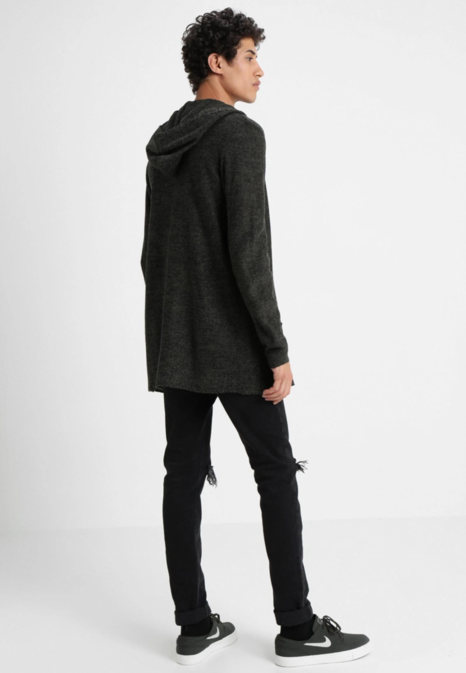 Pier One Chaqueta De Punto - Black/Olive 5 Pier One Chaqueta De Punto - Black/Olive - Imagen 3