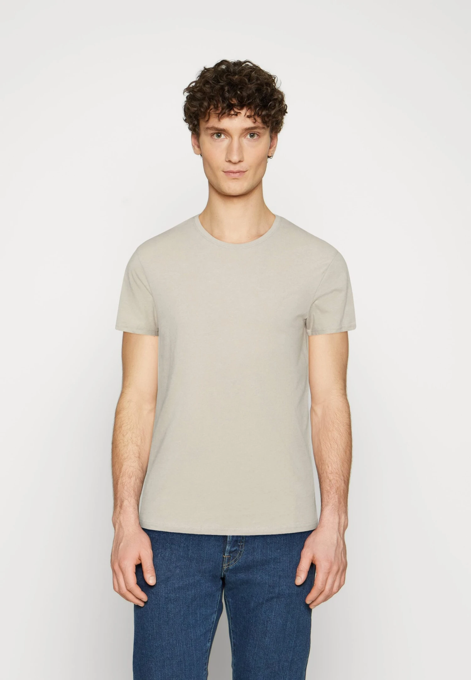 Pier One 3 Pack - Camiseta Básica - Brown/Beige/Light Blue 4 Pier One 3 Pack - Camiseta Básica - Brown/Beige/Light Blue - Imagen 2