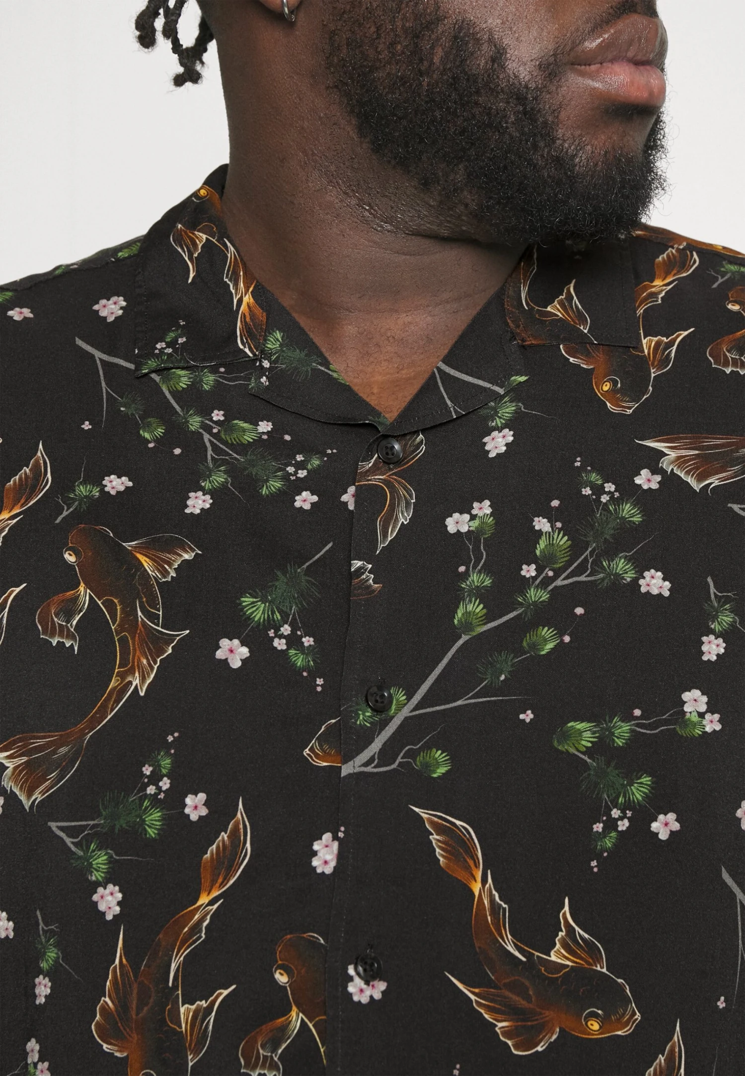 Pier One Asian Print Resort - Camisa -Black 8 Pier One Asian Print Resort - Camisa -Black - Imagen 6