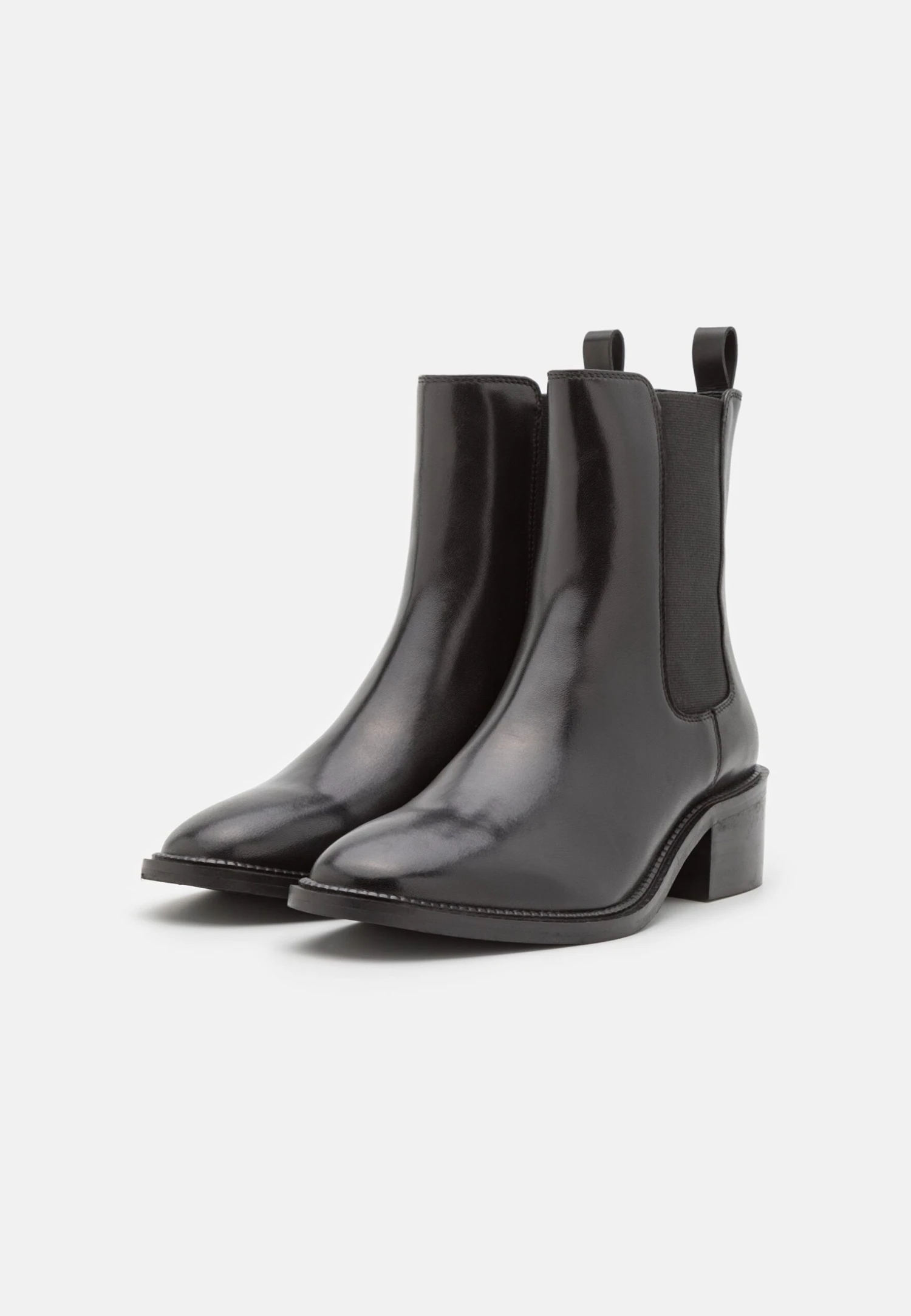 Pier One Leather- Botines - Black 5 Pier One Leather- Botines - Black - Imagen 3