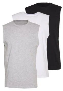 Pier One 3 Pack - Camiseta Básica - Grey/White/Black 16 Pier One 3 Pack - Camiseta Básica - Grey/White/Black -Pier One b7095e703ec24c8694069d82098fed74