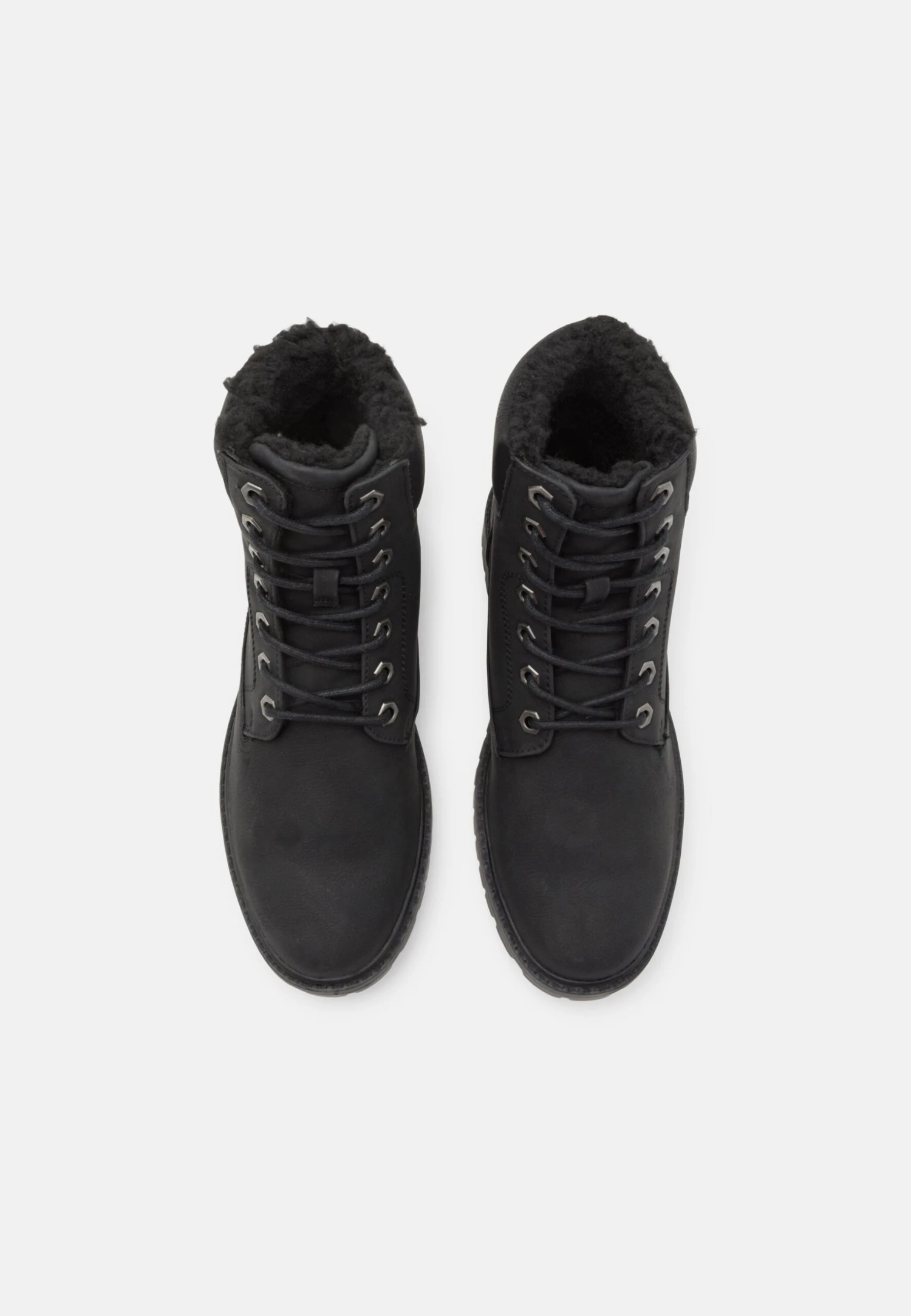 Pier One Unisex - Botines Con Cordones - Black 6 Pier One Unisex - Botines Con Cordones - Black - Imagen 4