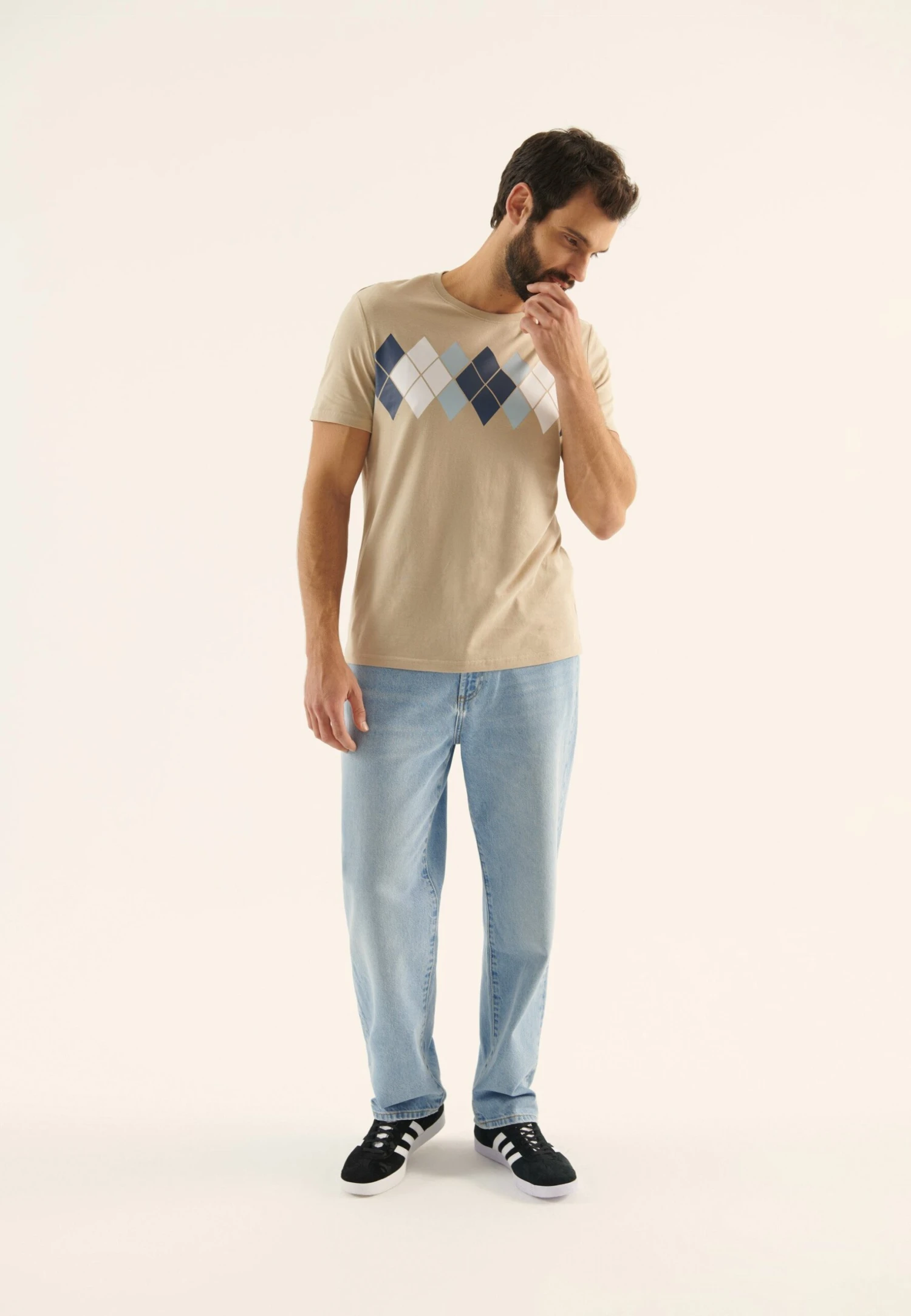 Pier One Camiseta Estampada - Beige 4 Pier One Camiseta Estampada - Beige - Imagen 2