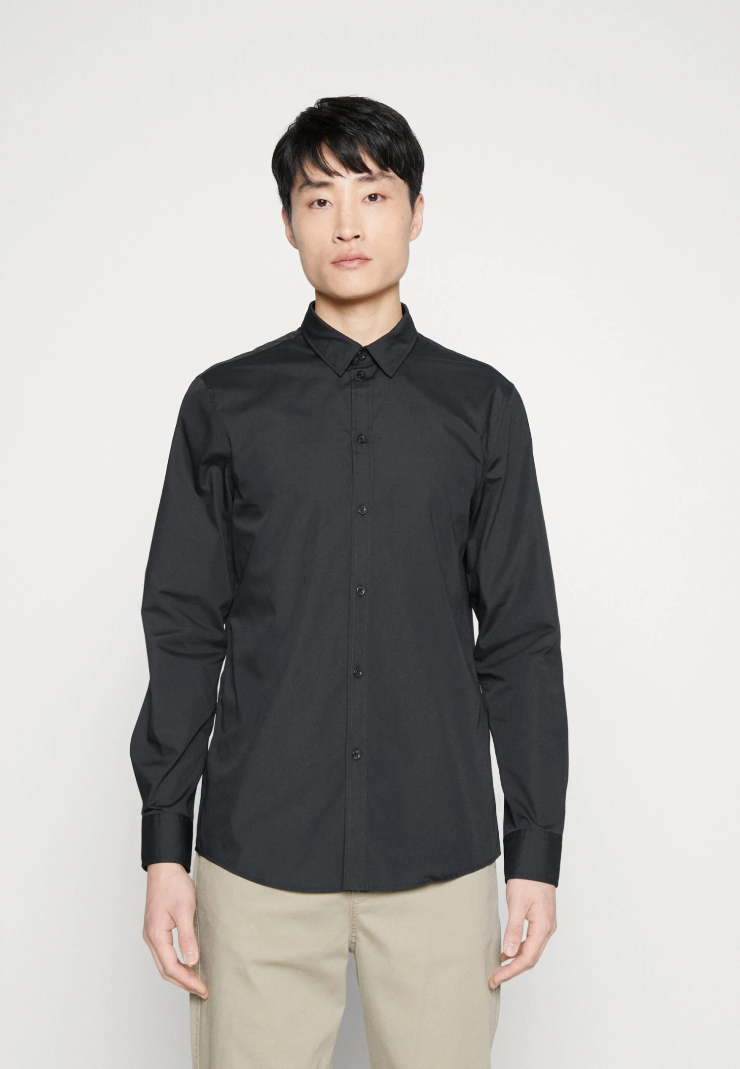 Pier One 2 Pack - Camisa Elegante - Black 4 Pier One 2 Pack - Camisa Elegante - Black - Imagen 2