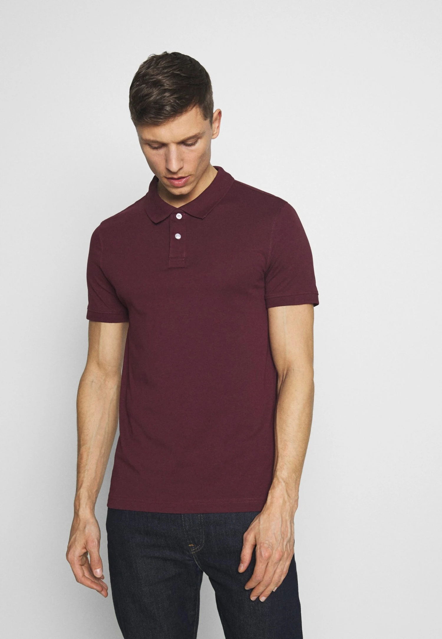 Pier One 2 Pack - Polo - Dark Blue/Bordeaux 5 Pier One 2 Pack - Polo - Dark Blue/Bordeaux - Imagen 3