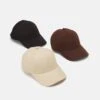 Pier One Unisex 3 Pack - Gorra - Black/Dark Brown/Beige 1 Pier One Unisex 3 Pack - Gorra - Black/Dark Brown/Beige -Pier One c2733f675ca44ebd8c1145369473dacc
