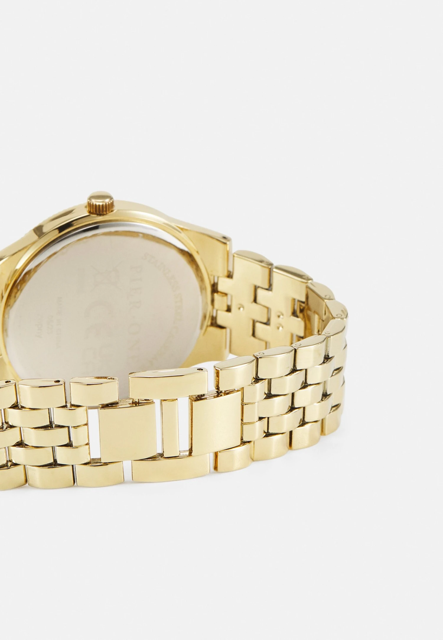 Pier One Unisex - Reloj - Gold-Coloured/Black 4 Pier One Unisex - Reloj - Gold-Coloured/Black - Imagen 2