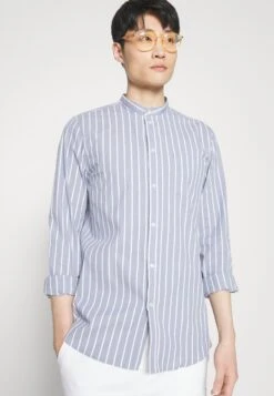 Pier One Muscle Fit Stand- Camisa - Blue 11 Pier One Muscle Fit Stand- Camisa - Blue -Pier One c95aee840d27425d93f7825c3cd7c13d