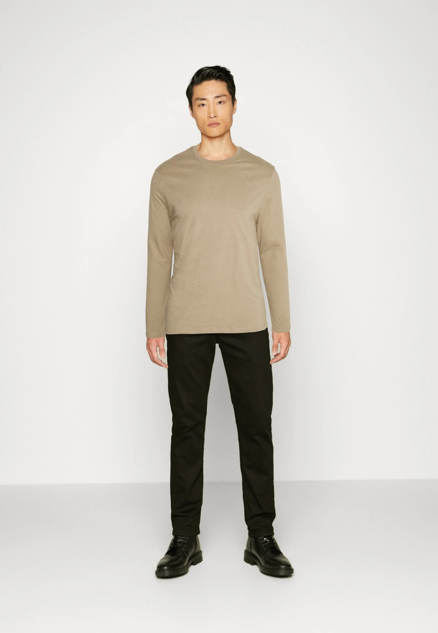 Pier One 5 Pack - Camiseta De Manga Larga - Tan/Light Blue/White 3 Pier One 5 Pack - Camiseta De Manga Larga - Tan/Light Blue/White