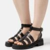 Pier One Leather - Sandalias - Black 1 Pier One Leather - Sandalias - Black -Pier One cf4ef6f0962544c1bf71654be592e09b