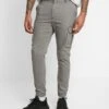Pier One Cuffed Skinny Trouser- Pantalones Cargo - Grey 2 Pier One Cuffed Skinny Trouser- Pantalones Cargo - Grey -Pier One cf622340c03a4d19959ae806ee508811