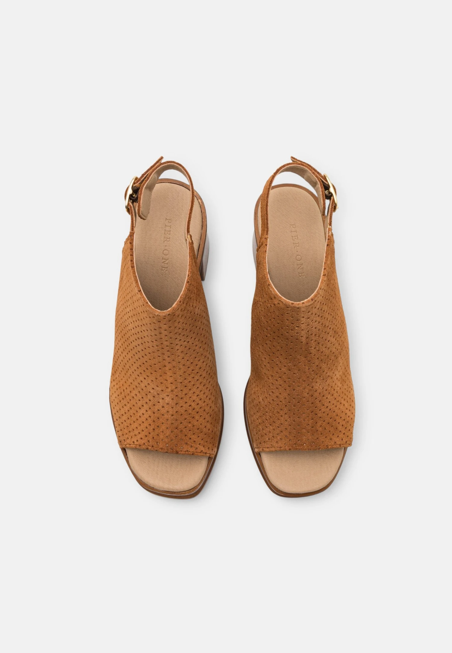 Pier One Leather - Sandalias Con Plataforma - Cognac 8 Pier One Leather - Sandalias Con Plataforma - Cognac - Imagen 6