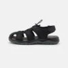 Pier One Leather - Sandalias De Senderismo - Black -Pier One d8ea1f69a05246c6b6efa7fde8b22d3e