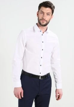 Pier One Camisa - White/Blue