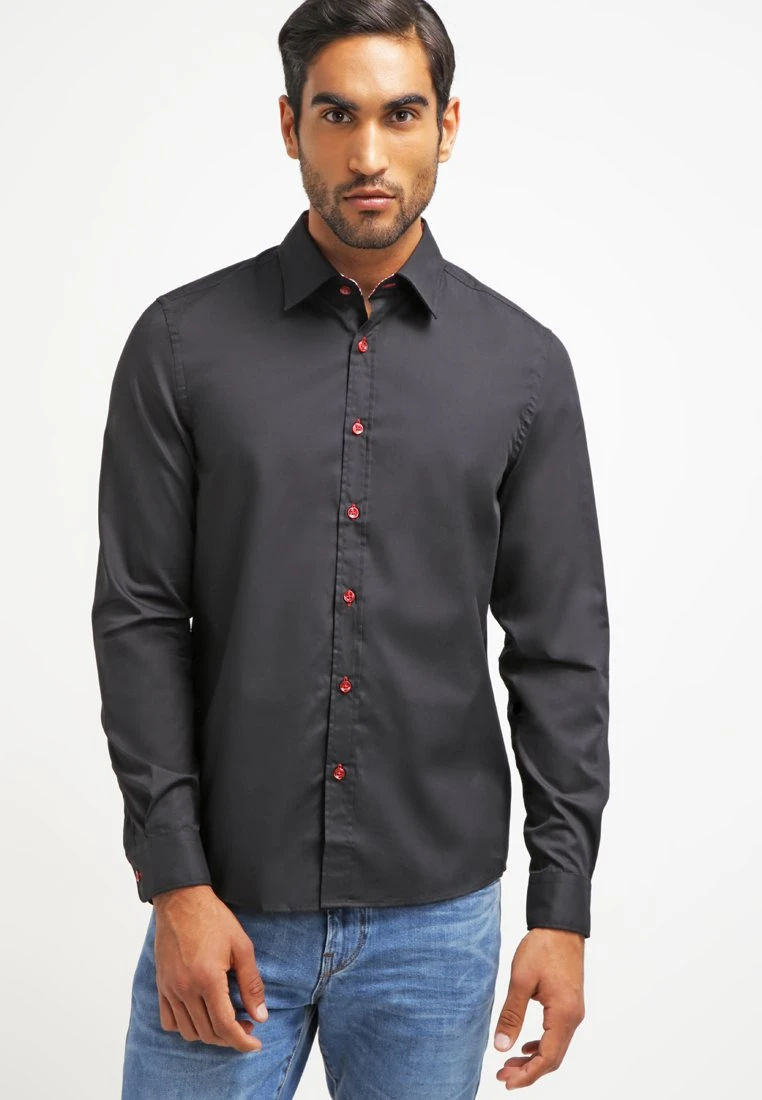Pier One Camisa - Black/Red 3 Pier One Camisa - Black/Red