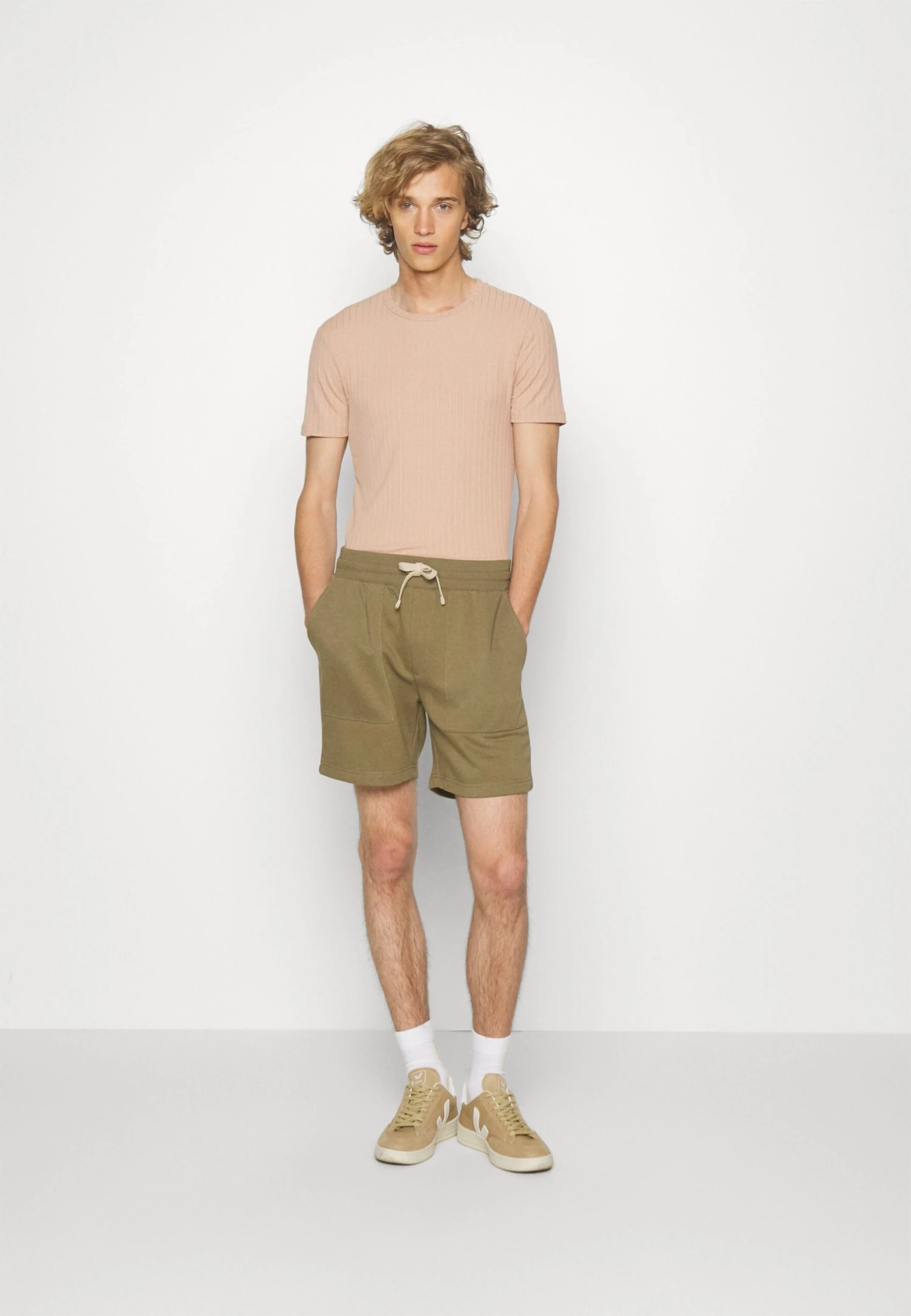Pier One Utility - Shorts - Khaki 4 Pier One Utility - Shorts - Khaki - Imagen 2