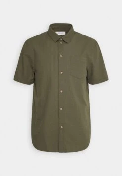 Pier One Seersucker Kent- Camisa - 604 - Olive