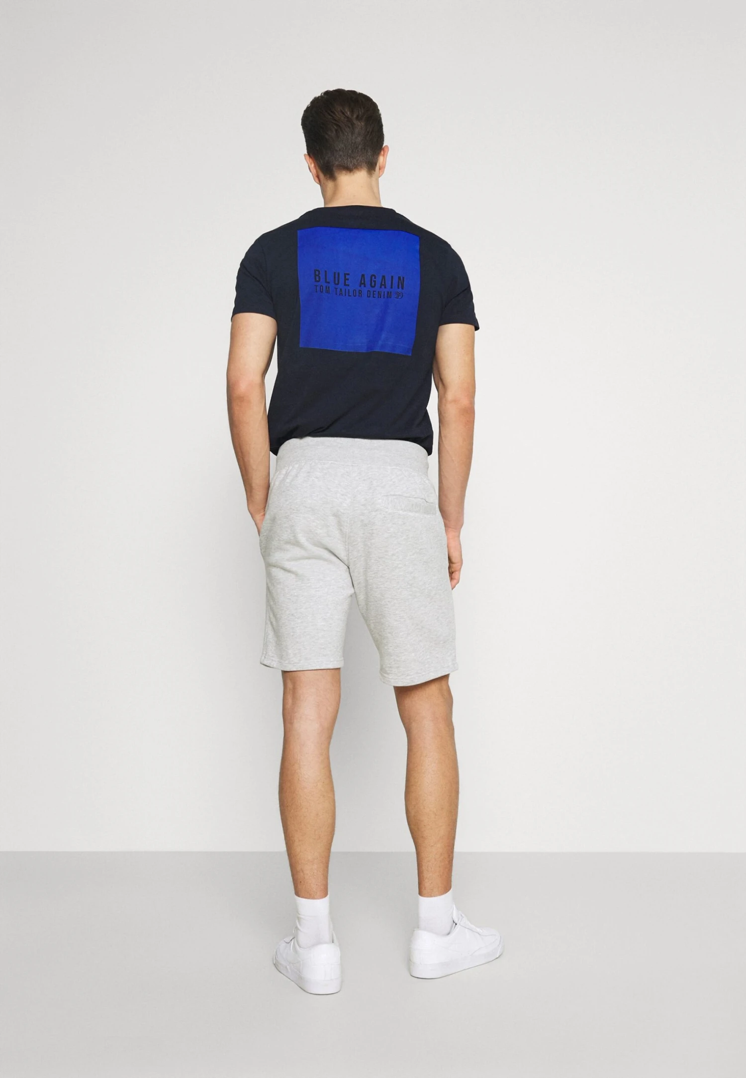 Pier One 2 Pack - Shorts - Mottled Light Grey/Dark Blue 5 Pier One 2 Pack - Shorts - Mottled Light Grey/Dark Blue - Imagen 3