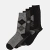 Pier One 5 Pack - Calcetines - Black 2 Pier One 5 Pack - Calcetines - Black -Pier One e785bc8a1a064436ad7f803871adc232