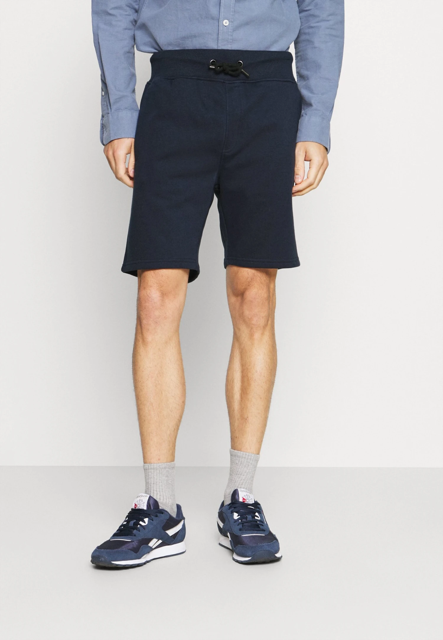 Pier One 3 Pack - Shorts - Black/Mottled Light Grey/Dark Blue 6 Pier One 3 Pack - Shorts - Black/Mottled Light Grey/Dark Blue - Imagen 4