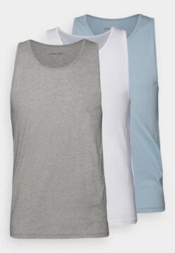 Pier One Rib Vestlue - Camiseta Interior - Grey/White/Blue 14 Pier One Rib Vestlue - Camiseta Interior - Grey/White/Blue -Pier One e99211e3d8db444f9435d35d6c461471