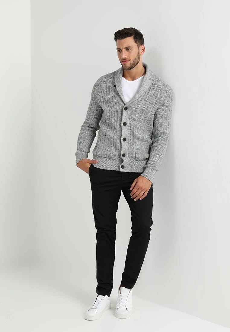 Pier One Chaqueta De Punto - Mottled Dark Grey 4 Pier One Chaqueta De Punto - Mottled Dark Grey - Imagen 2