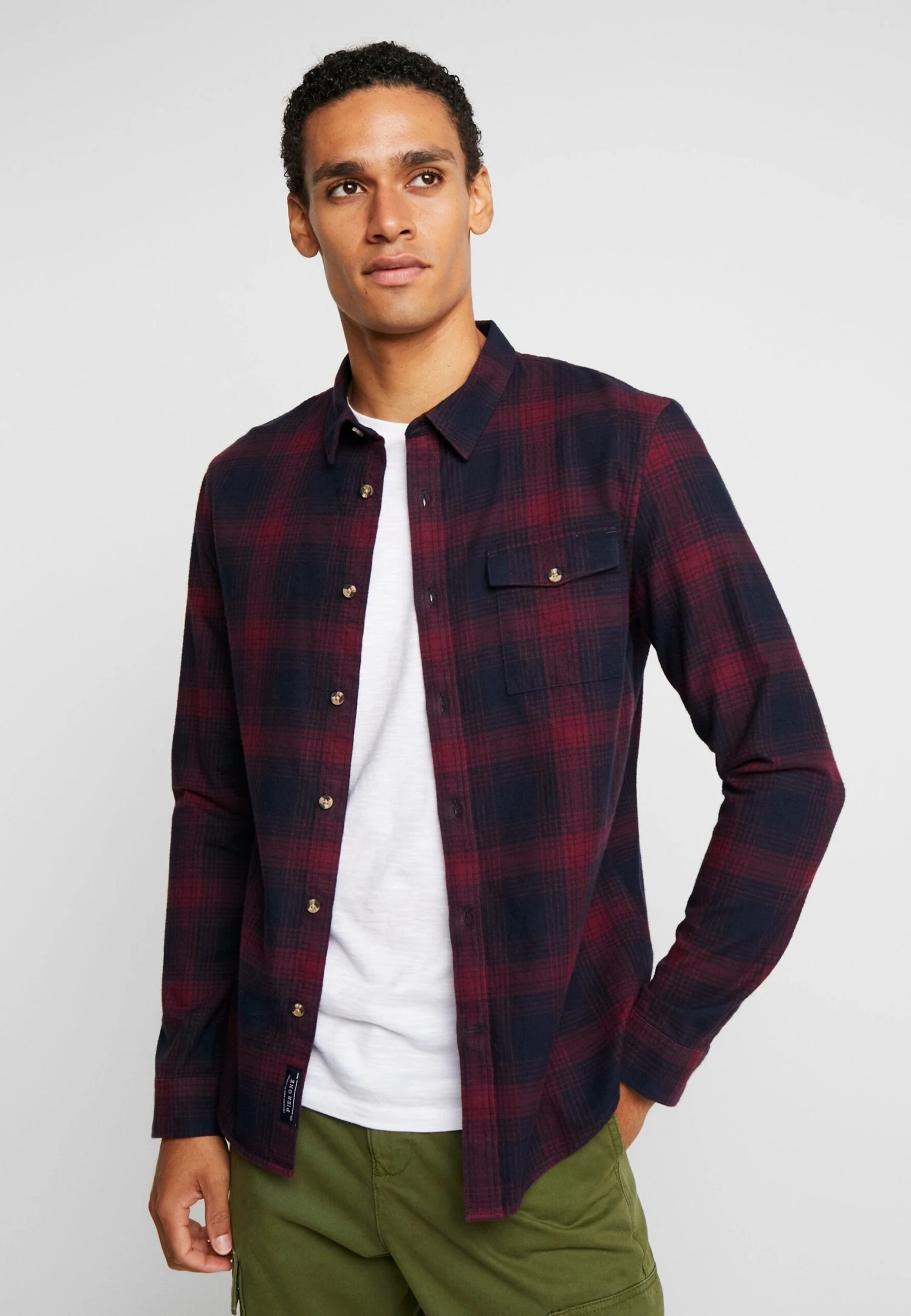 Pier One Camisa - Bordeaux 3 Pier One Camisa - Bordeaux
