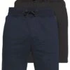 Pier One 2 Pack - Shorts - Dark Blue/Black 1 Pier One 2 Pack - Shorts - Dark Blue/Black -Pier One eee667fe5816453a9c270d93494b5613