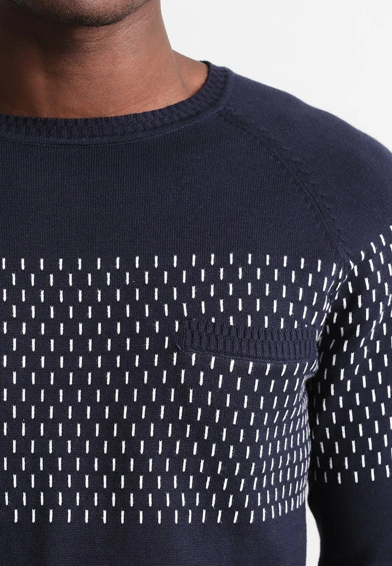 Pier One Jersey De Punto - Dark Blue 6 Pier One Jersey De Punto - Dark Blue - Imagen 4