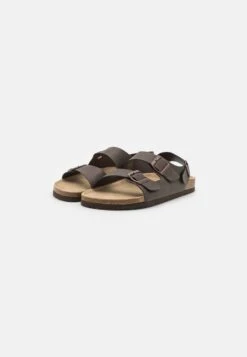 Pier One Unisex - Sandalias - Dark Brown -Pier One f4f0fe0a5d164804811fd0d852703e9e