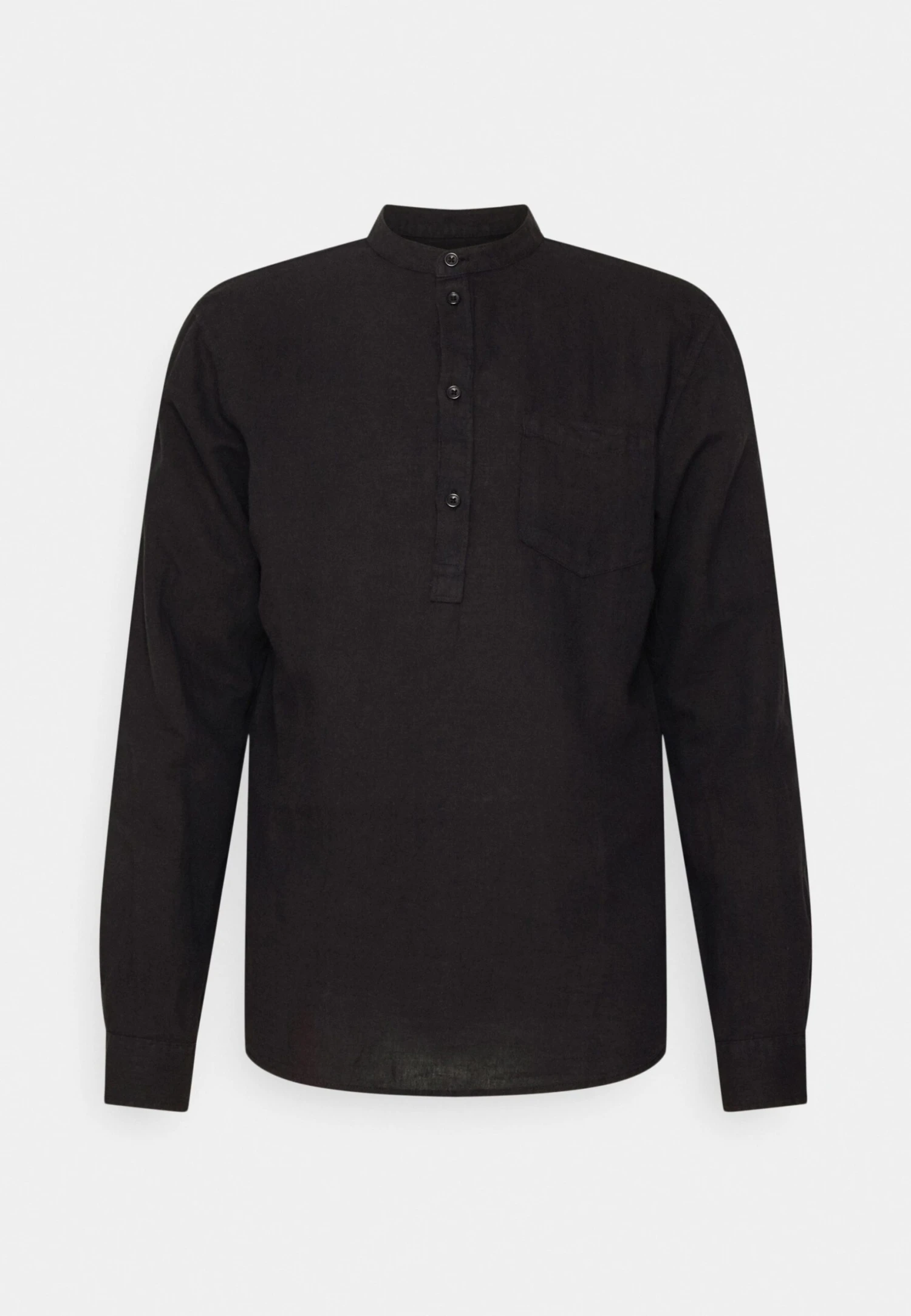 Pier One Linen Cotton Mix 2 Pack - Camisa - White/Black 5 Pier One Linen Cotton Mix 2 Pack - Camisa - White/Black - Imagen 3